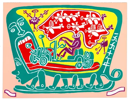 Lithograph Taillandier - Sans titre