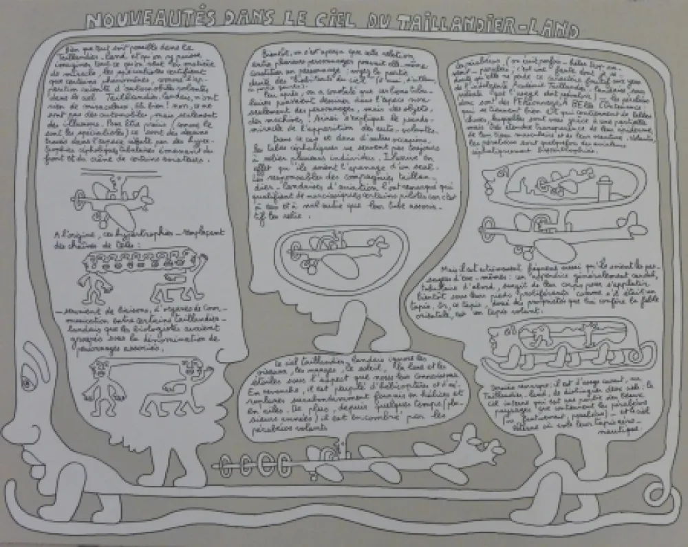 Lithograph Taillandier - Taillandier Land