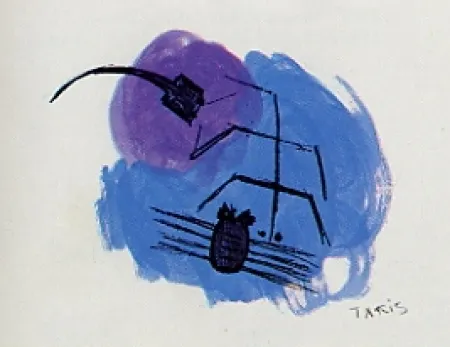 Lithograph Takis - Insectes