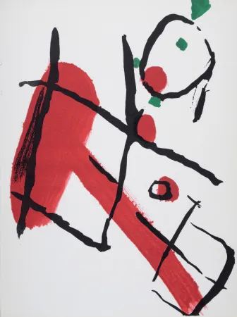 Lithograph Tal Coat - Composition, 1966