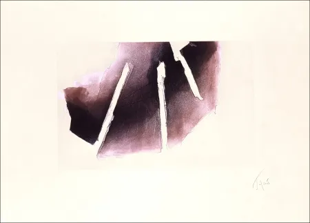 Engraving Tal Coat - Et vient la nuit