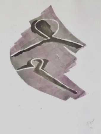 Lithograph Tal Coat - LEVE