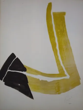 Lithograph Tal Coat - Penchée