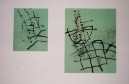 Etching And Aquatint Tal Coat - Piège