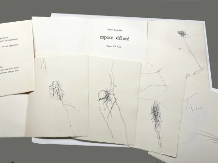 Illustrated Book Tal Coat - Pierre Torreilles : ESPACE DÉLUTÉ. 7 gravures originales de Pierre Tal Coat.