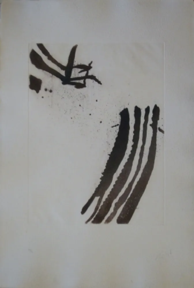 Etching And Aquatint Tal Coat - Planche de l'almanach