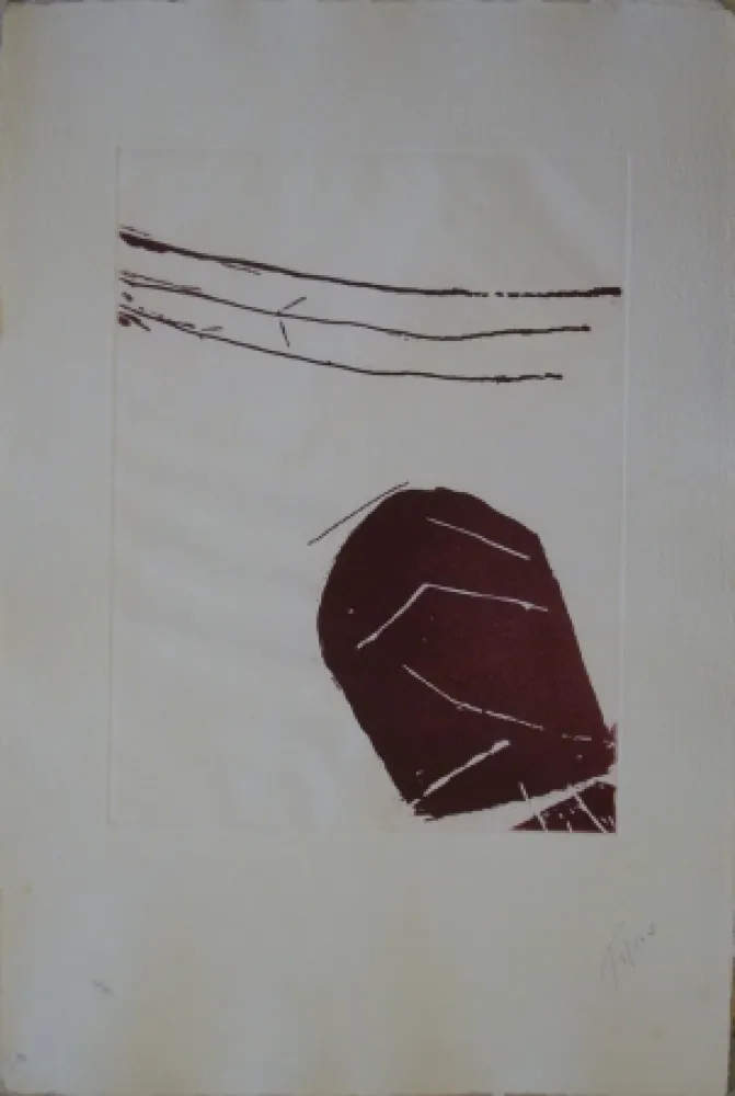 Etching And Aquatint Tal Coat - Planche de l'almanach