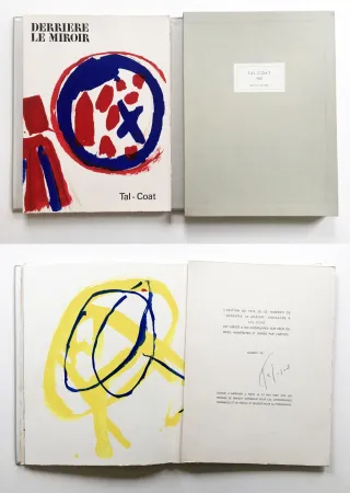 Illustrated Book Tal Coat - TAL COAT. DERRIÈRE LE MIROIR N° 131. Mai 1962. TIRAGE DE LUXE SIGNÉ.