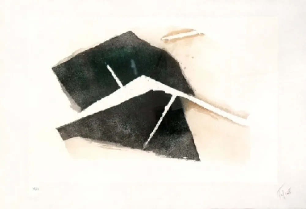 Etching And Aquatint Tal Coat - Terres abreuvées