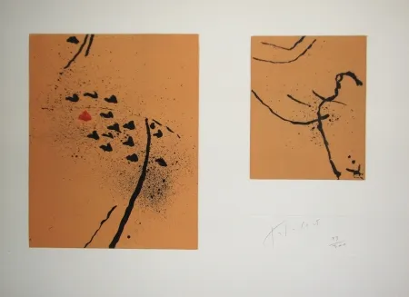 Etching And Aquatint Tal Coat - Traces