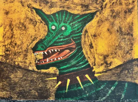 Lithograph Tamayo - Chacal