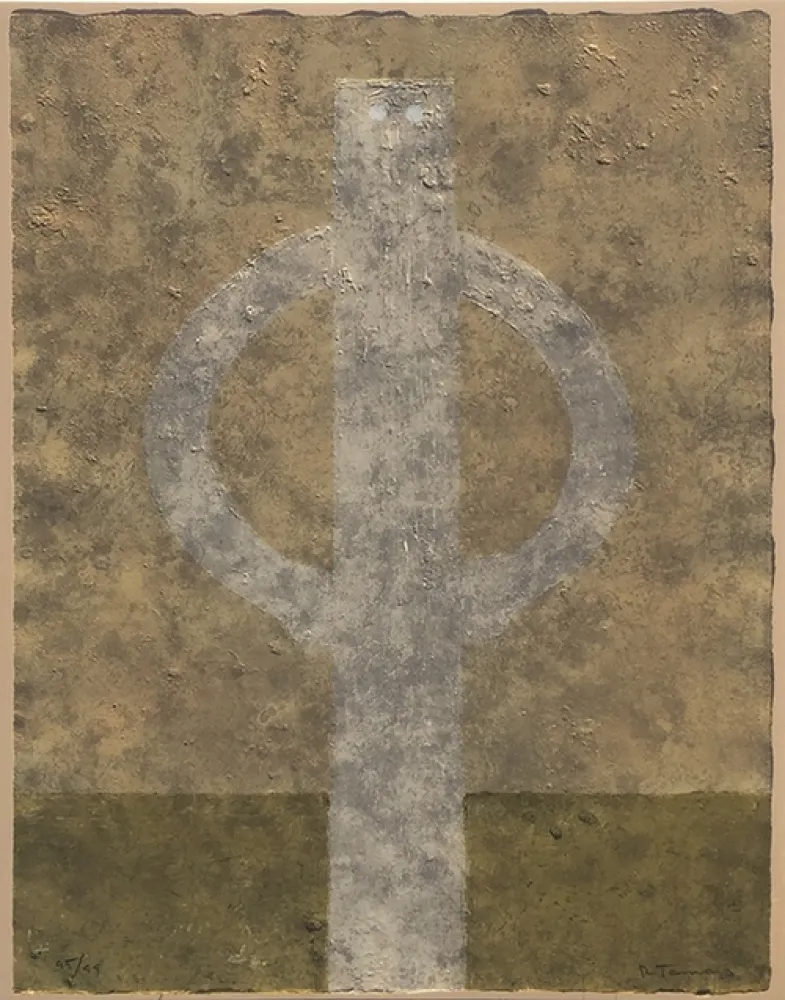 Etching And Aquatint Tamayo - Figura en Jarras