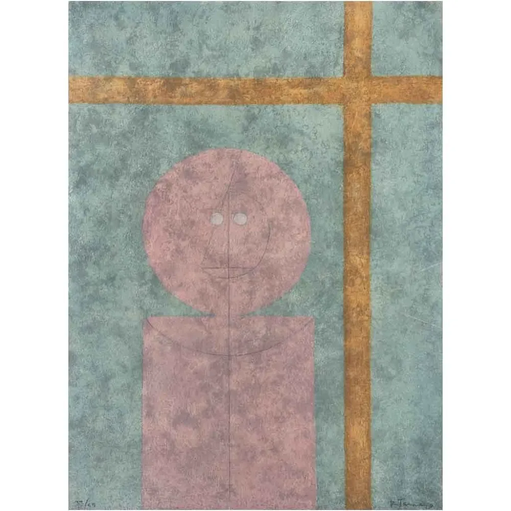 Engraving Tamayo - Personaje en la ventana