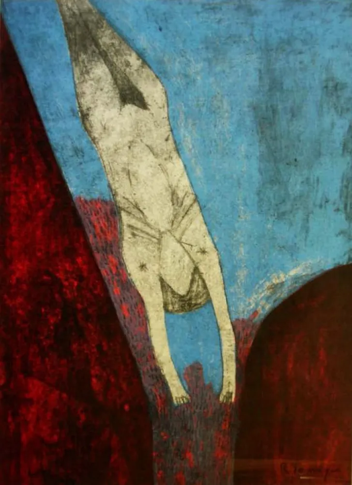 Lithograph Tamayo - UNTITLED (FROM LOS SIGNOS EXISTEN)