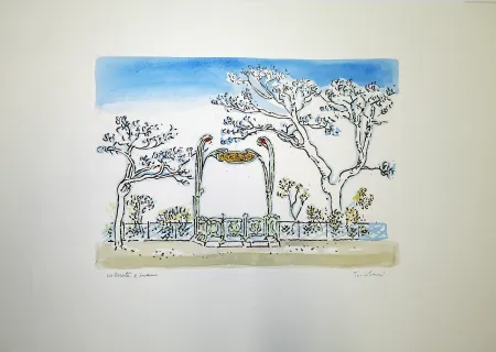 Engraving Tamburi - Metropolitana