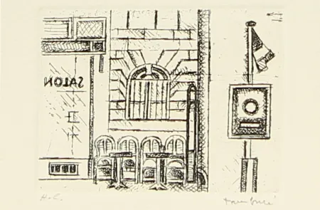 Etching Tamburi - SENZA TITOLO