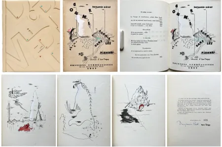 Illustrated Book Tanguy - Yves TANGUY et Benjamin Péret. DORMIR DORMIR DANS LES PIERRES