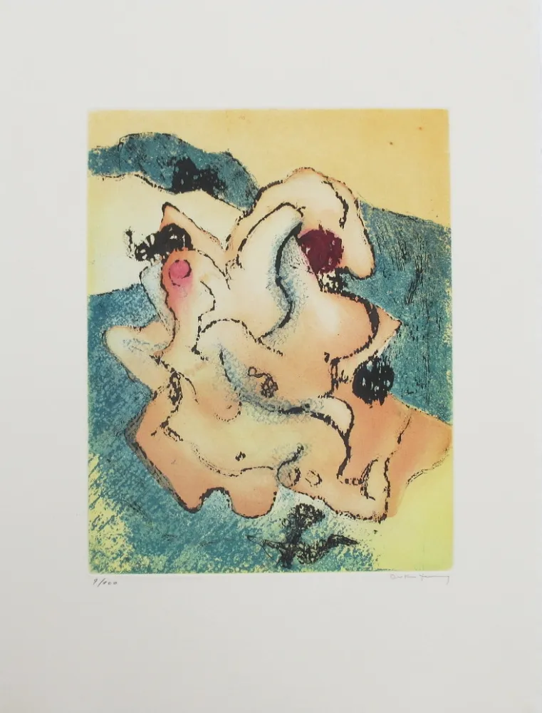 Etching And Aquatint Tanning - C'est au soleil