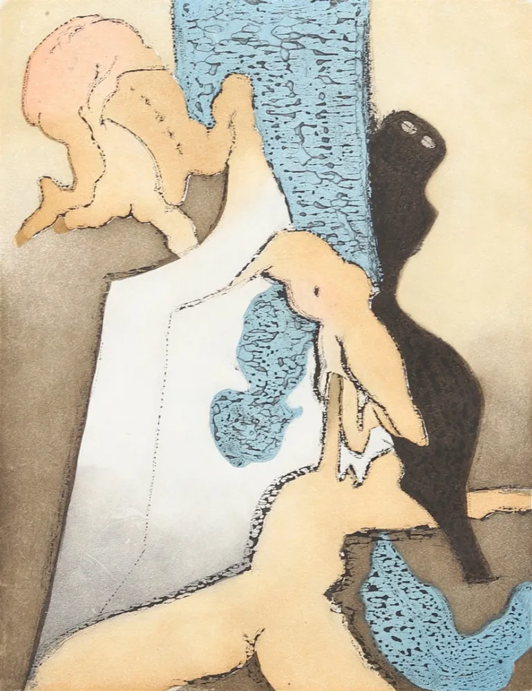 Etching And Aquatint Tanning - En Chair et En Or