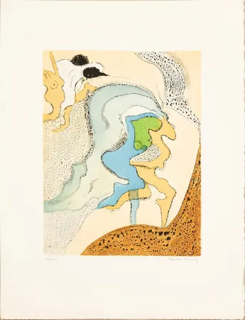 Etching And Aquatint Tanning - En chair et en or