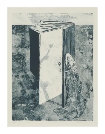 Lithograph Tanning - LES 7 PÉRILS SPECTRAUX (The 7 Spectral Perils) Porfolio. 1950