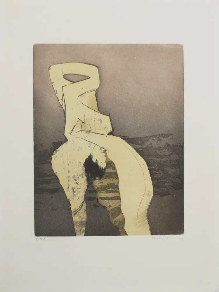 Etching And Aquatint Tanning - Parfois