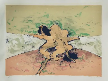 Lithograph Tanning - Trouble in paradise