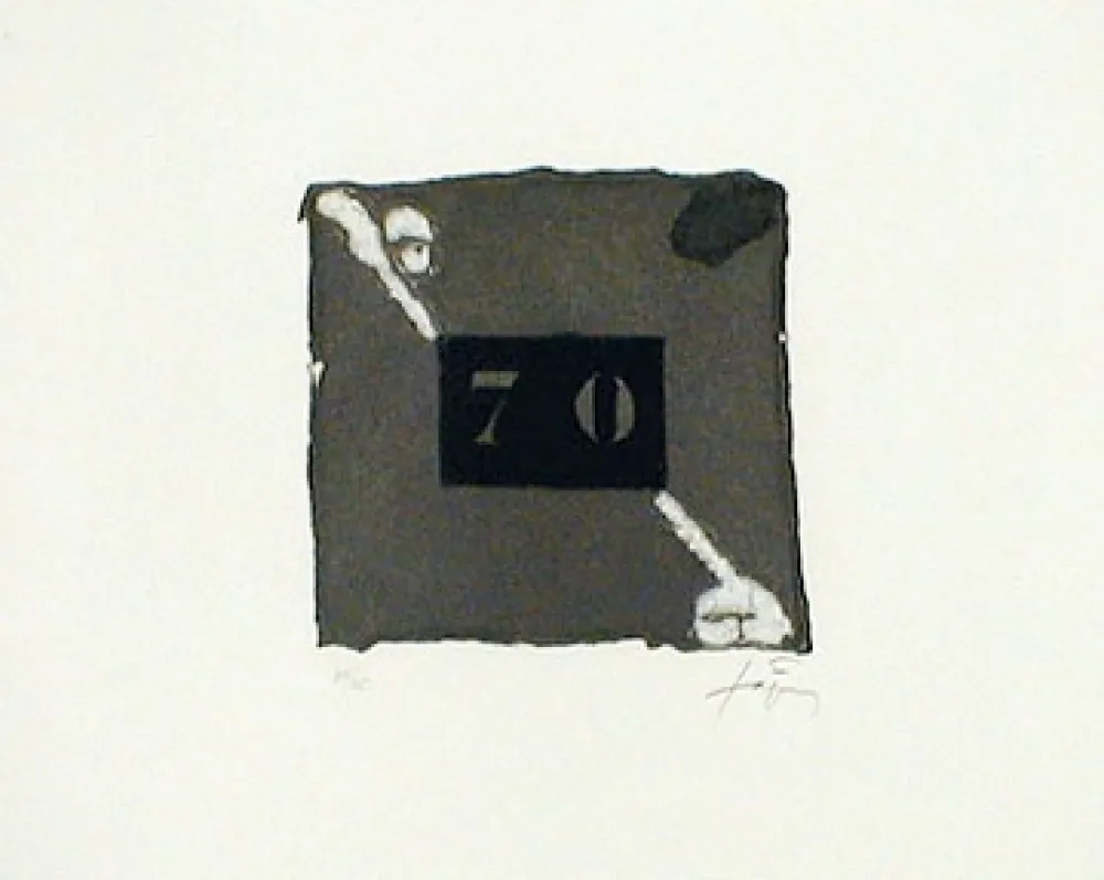 Engraving Tàpies - 70