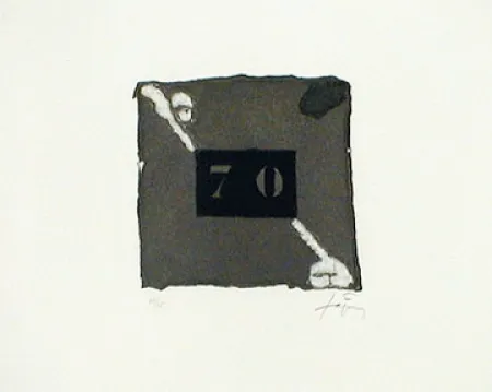 Engraving Tàpies - 70