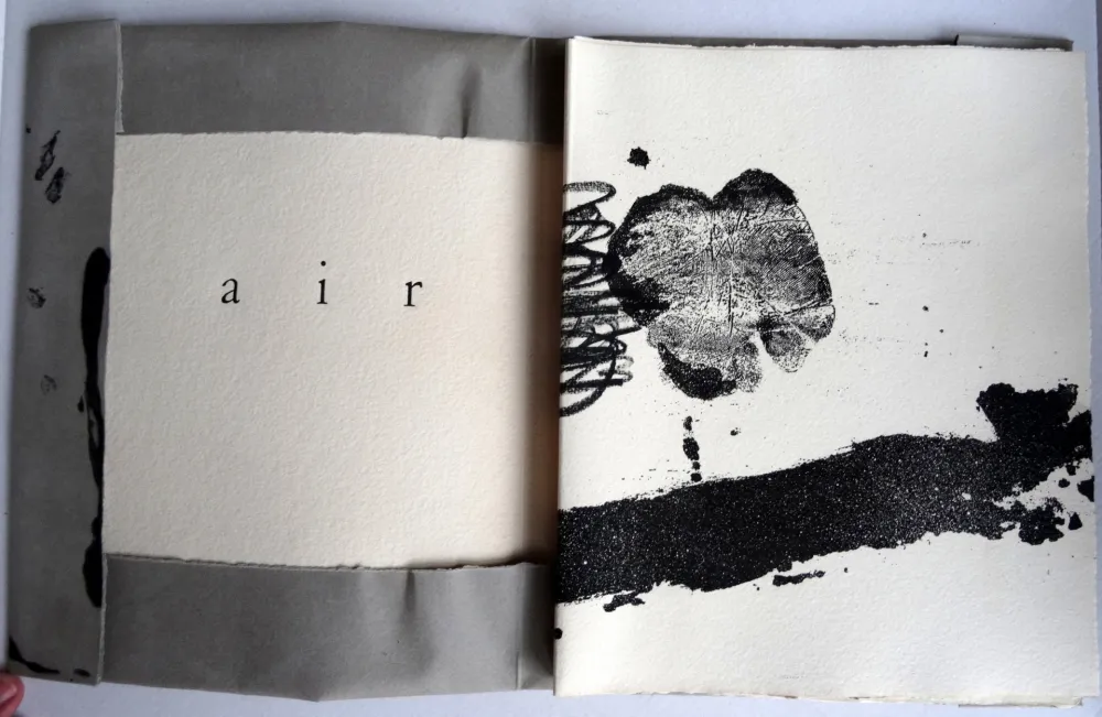 Illustrated Book Tàpies - Air - Tàpies André du Bouchet - Maeght
