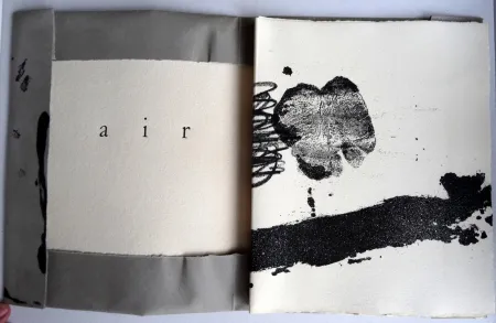 Illustrated Book Tàpies - Air - Tàpies André du Bouchet - Maeght