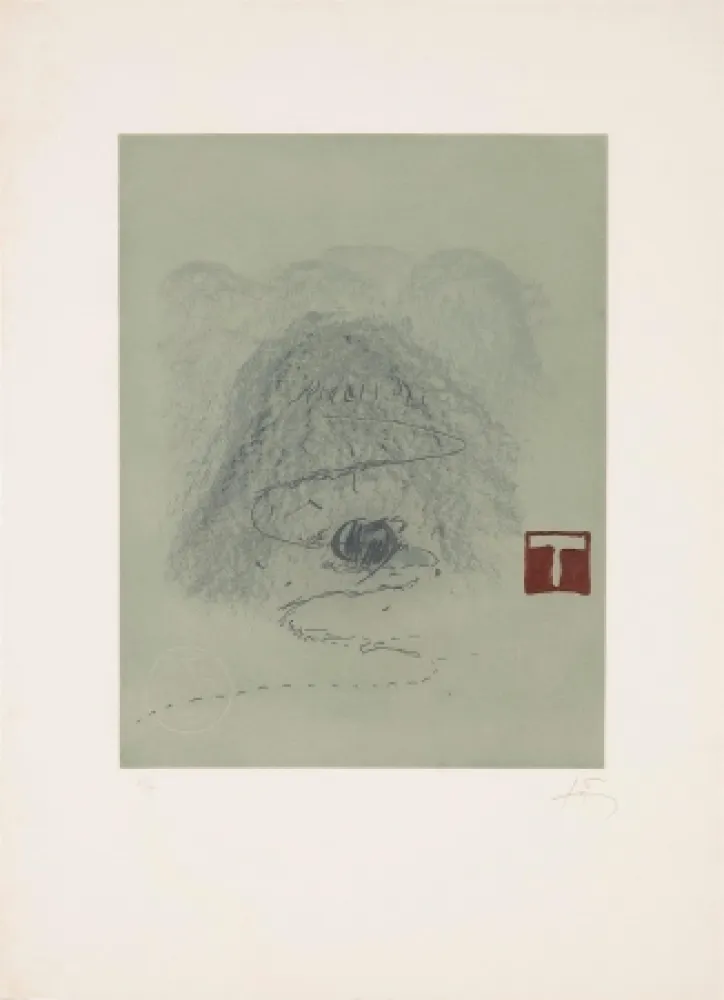 Etching Tàpies - Aparicions-3