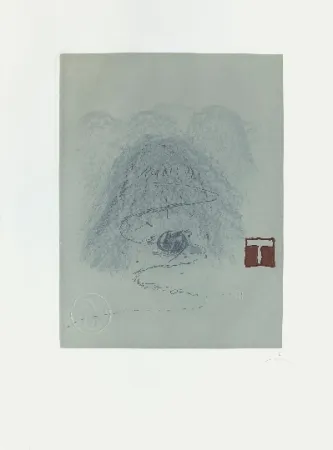 Etching Tàpies - Aparicions 3