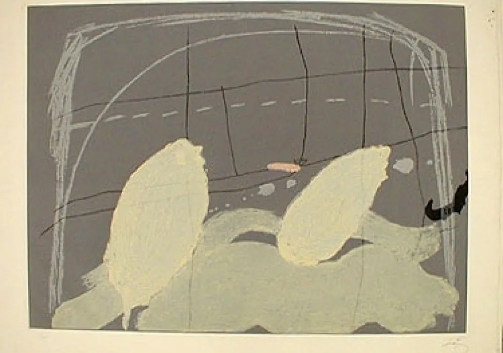 Engraving Tàpies - APARICIONS 5