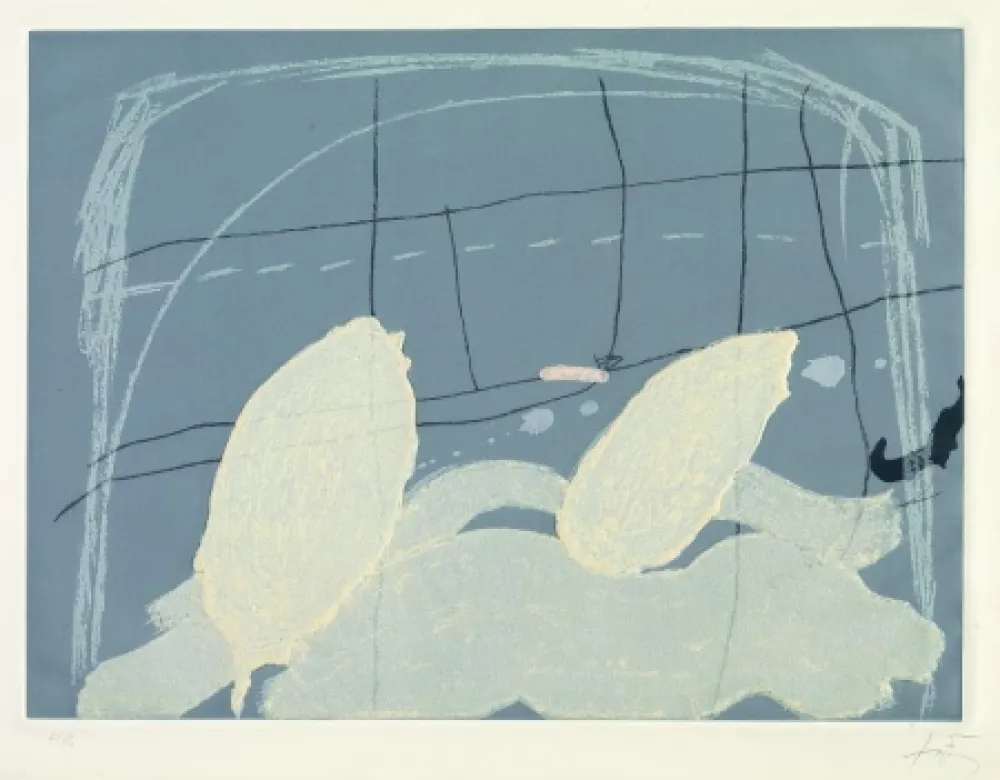 Engraving Tàpies - Aparicions 5