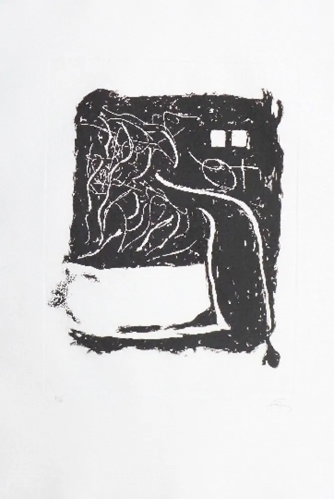Etching Tàpies - Aparicions 9