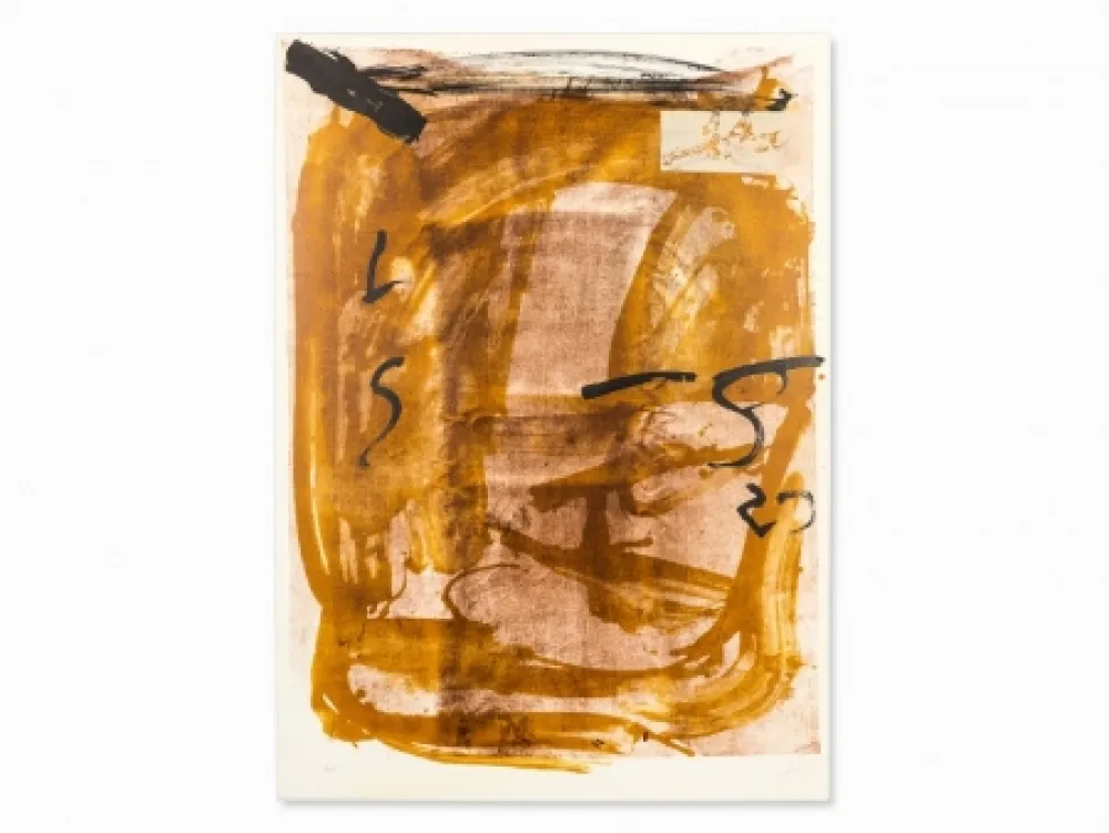 Lithograph Tàpies - Apparations