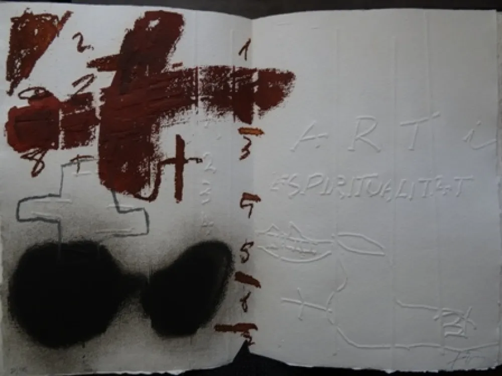 Illustrated Book Tàpies - Art i espiritualitat