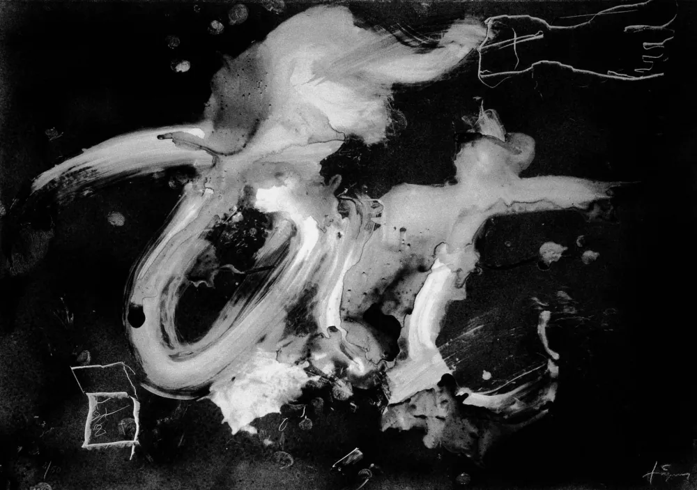 Lithograph Tàpies - At