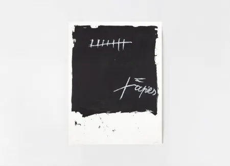 Lithograph Tàpies - AVL 110 