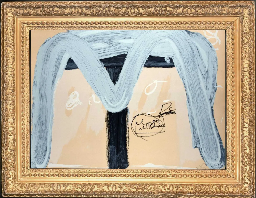 Lithograph Tàpies - Berliner Suite