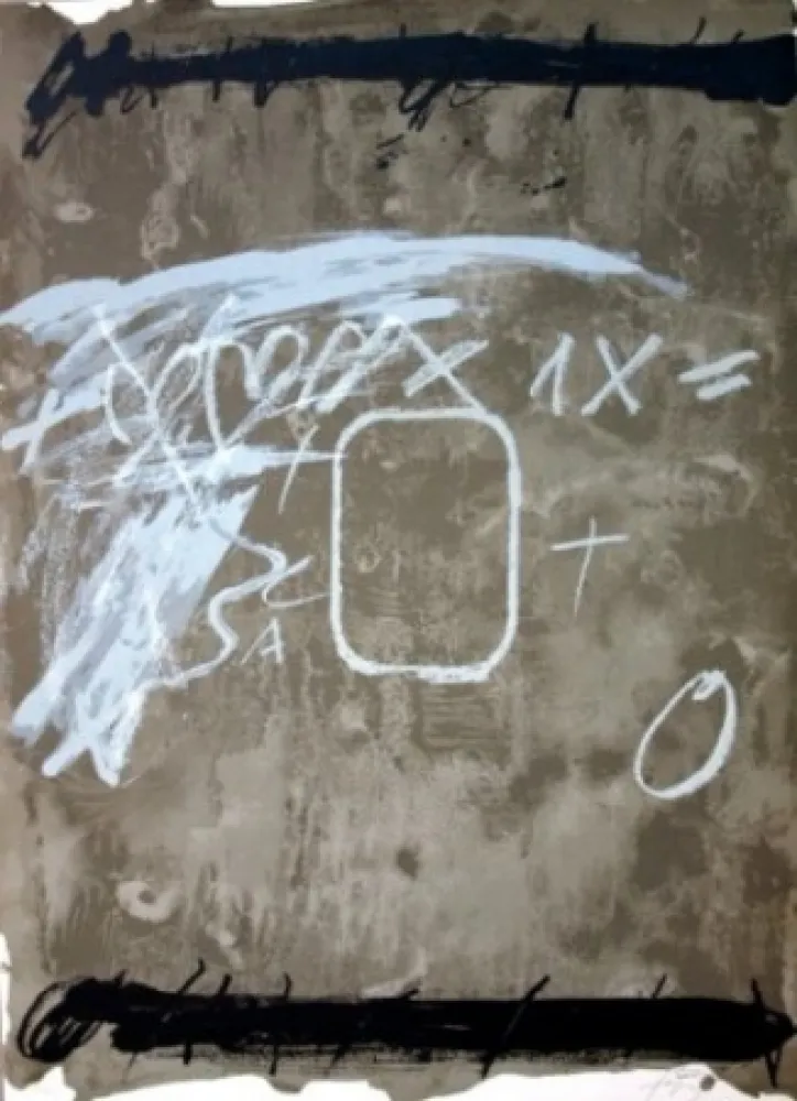 Lithograph Tàpies - Berliner-suite