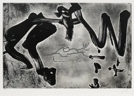 Etching Tàpies - Carrer de Wagner