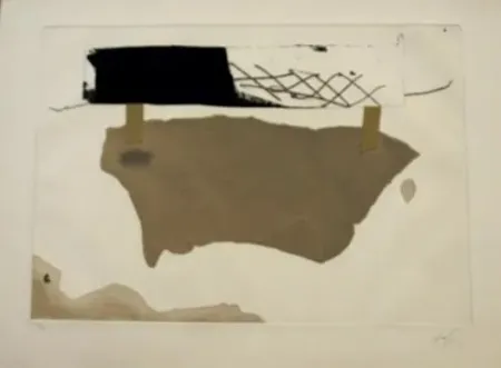 Engraving Tàpies - Cartró