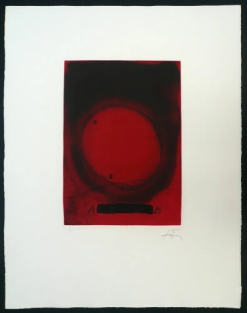Etching Tàpies - Cercle