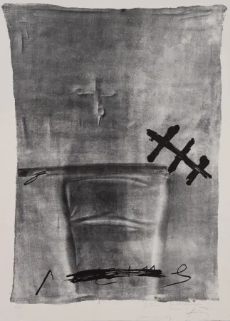 Lithograph Tàpies - 