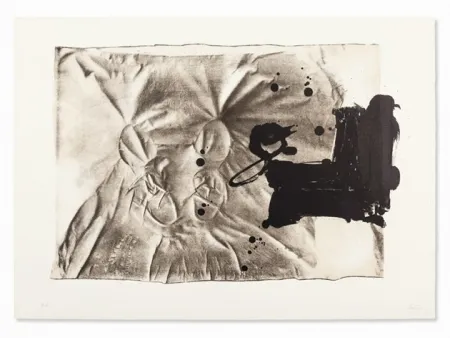 Lithograph Tàpies - Chaussure sur chaise