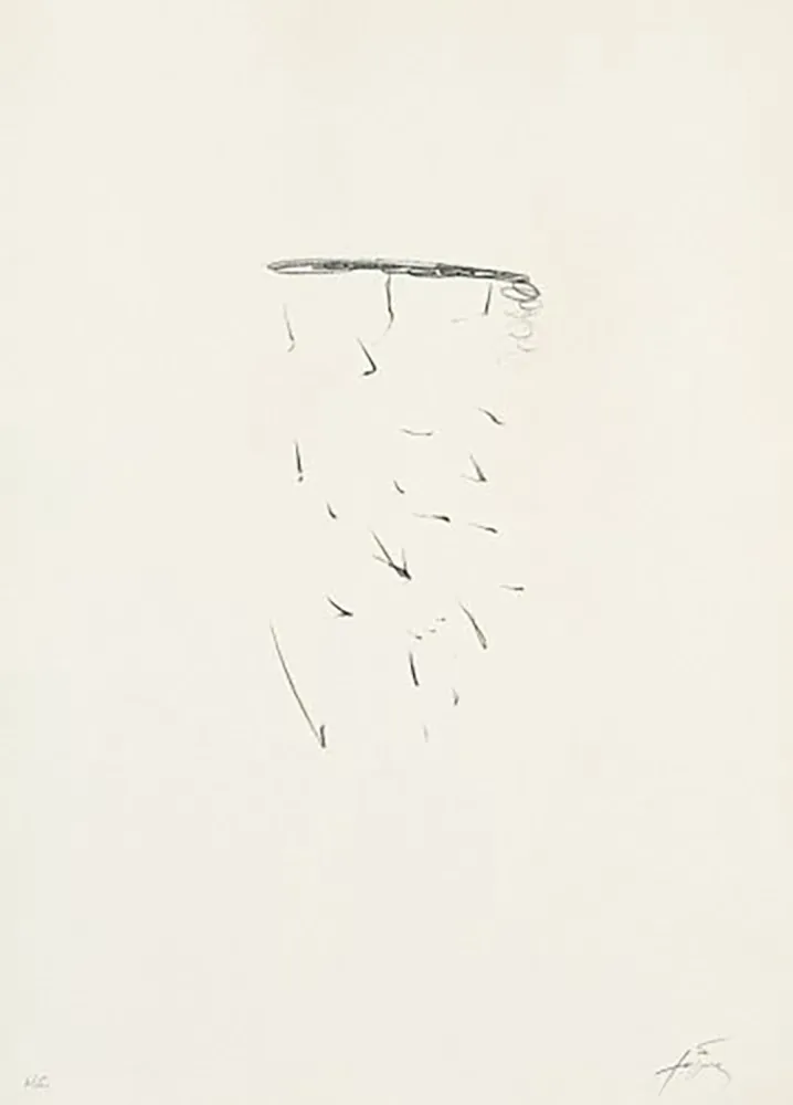 Lithograph Tàpies - Clau-11
