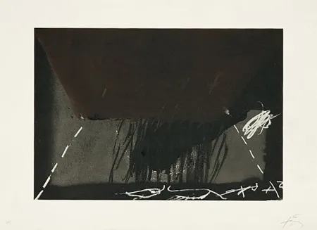 Lithograph Tàpies - Clau-12