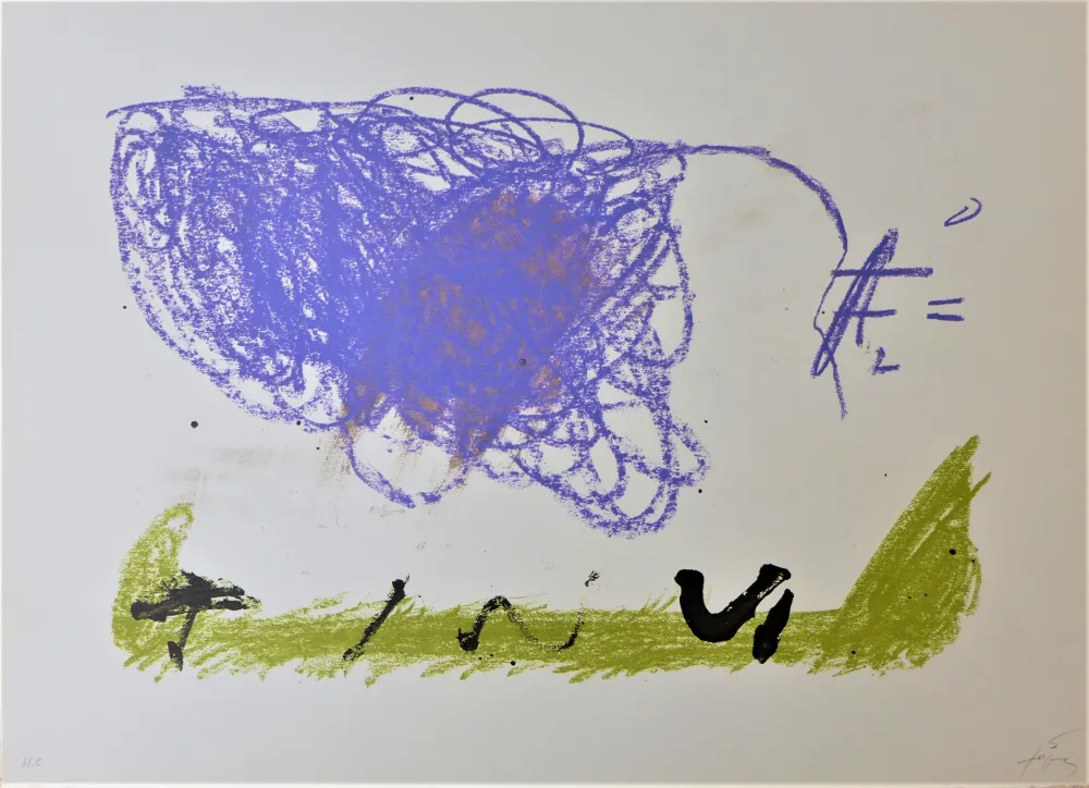 Lithograph Tàpies - Clau 16